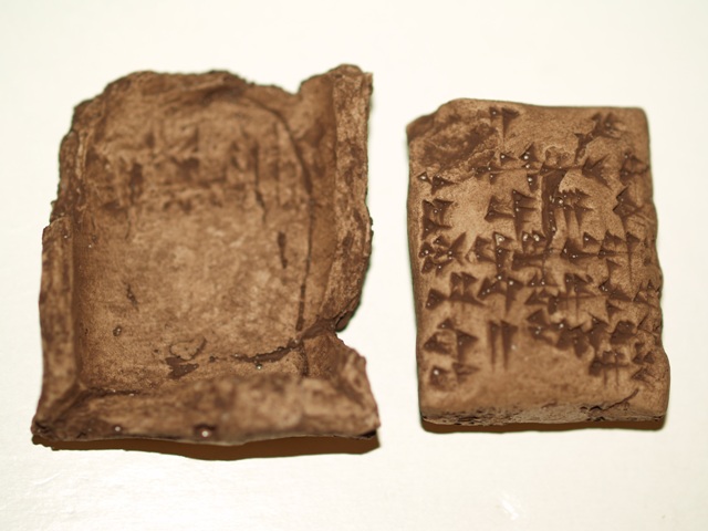 Babylonian Tablet with Envelope Recreation - Click Image to Close